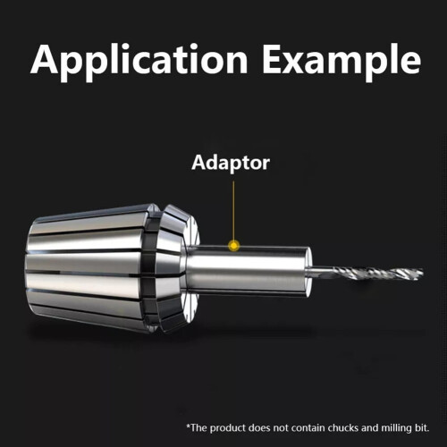 Collet Adaptor Shank Reducer Bit for CNC Spindle Router 4 6 1