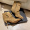 Brown Women's Suede Ankle Boots Pointed Toe High Heel 8