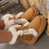 Men's Snow Boots Brown Size 7 7