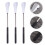 Stainless Steel Retractable Shoe Horn 3pcs Long Handle 6