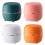 Round desktop bin with lid press-type removable plastic 4