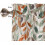 Eucalyptus Leaf Kitchen Curtains Set Orange Green 3-Piece 5