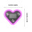 Solar Heart Neon Light for Car Rear Window 1pc 3