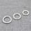 Sterling Silver Lock Jump Ring 10mm 925 Silver 4 Pieces 5