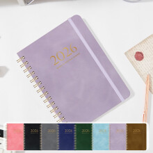 A5 Planner Faux Leather Hardcover 140 Sheets