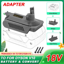 Dy. Son V10 Battery Adapter Replacement for Bosch 18V GBA