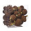 Velvet Flocked Christmas Ornaments Brown 36Pcs 2