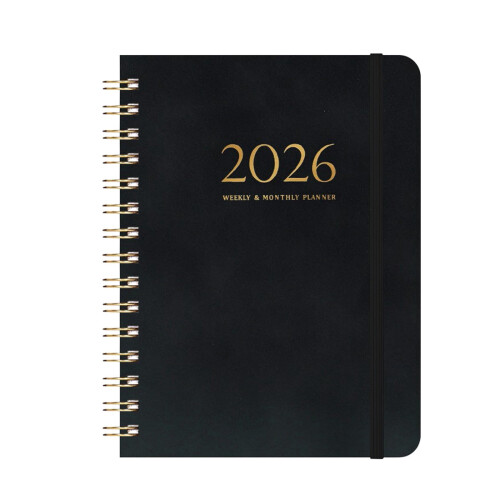 A5 Planner Faux Leather Hardcover 140 Sheets 1