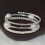 Crystal Pearl Bracelet Adjustable Multi-layer Gold Silver 7