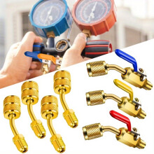 AC Refrigerant Ball Valves and Mini Split Adapters 7 pcs