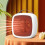 Mini Electric Fireplace Heater with 3D Flames Portable 4