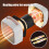 Mini Electric Fireplace Heater with 3D Flames Portable 6