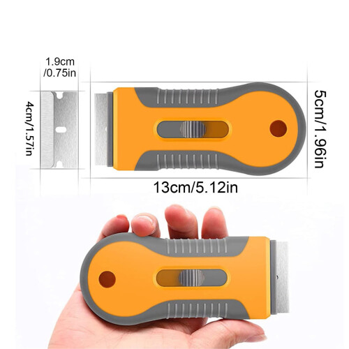 Plastic Scraper Tool with 10 Blades Retractable 1