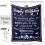 Flannel Throw Blanket Dark Blue 60x50 Inches 2