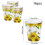 Thanksgiving Party Cups Sunflower Pattern 16 pcs 2