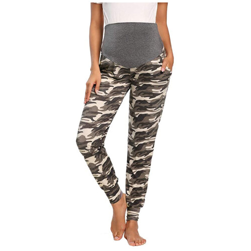 Awdenio Women's Maternity Jeans Solid Casual Stretch Lounge