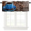 Coffee Cup Pattern Curtains for Living Room Kitchen Bedroom 3