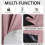 Blackout Curtains Pink Grommet Panel 39.37"W x 78.75"L 5