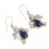 Boho Drop Earrings Women 925 Silver Tourmaline Pair 2