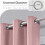 Blackout Curtains Pink Grommet Panel 39.37"W x 78.75"L 7