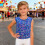 Kids Leopard Glitter Tank Top Blue Size 150 5