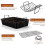 Stainless Steel Roasting Pan with V-Rack and Cooling Rack 2