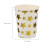 NICEXMAS Gold Paper Cups Star Pattern 100 Pcs 2