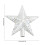 Glitter Mini Star Christmas Tree Topper Plastic Ornament 1 6