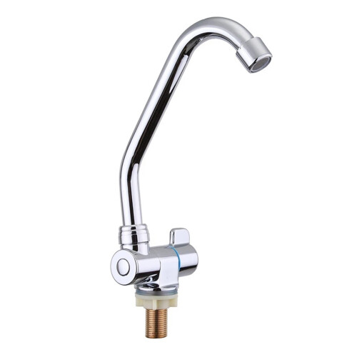 Foldable RV Faucet Single Handle Copper Cold Water Tap 1