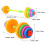 TINKSKY Plastic Dumbbells Set for Kids Adjustable Weight 2
