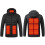 Heated Puffer Jacket for Men and Women 11-Zone Windproof 1