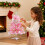 Pink Artificial Christmas Tree Under $5 with Lights and 1