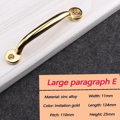 Zinc Alloy Door Pull Handle 78-110mm Gold 1-5 pcs 1