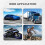 Tire Inflation Hose Adapter with Self-Locking Valve Quick 6