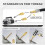 Tire Inflation Hose Adapter with Self-Locking Valve Quick 5
