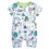 Toddler Romper Cartoon Print Short Sleeve Summer Jumpsuit 3