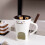 Ceramic Cheese Fondue Cup with Candle Stove 2