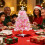 Pink Artificial Christmas Tree Under $5 with Lights and 4