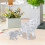Crystal Elephant Figurine Handcrafted Home Decor 2 Pack 6