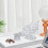 Crystal Elephant Figurine Handcrafted Home Decor 2 Pack 7