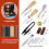 Leather Sewing Kit with Needles Awl Waxed Thread 4