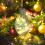 Purple Hydrangea LED Christmas Ornament Glass 1 pc 4