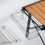 Outdoor Aluminum Table Side Storage Rack Hanging Mesh Expansion Bracket Folding Table Extension Basket Folding Rack 5