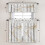 Gold Marble Blackout Kitchen Curtains Tiers & Valances Set 4