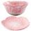 Pink Ceramic Cabbage Bowl Microwave and Dishwasher Safe 1 1