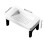 Step Stool Plastic 6.7 Inch Non-Slip White 3