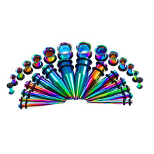 Stainless Steel Ear Stretching Kit 36 Pcs 14G-00G