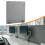 Acoustic Desk Divider Felt Privacy Panel Light Gray 40x40 cm 6