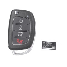 Car Flip Remote Key Shell Cover for Hyundai Santa Fe IX45