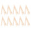 Pine Canvas Stand Foldable Mini Easel 10 pcs 5